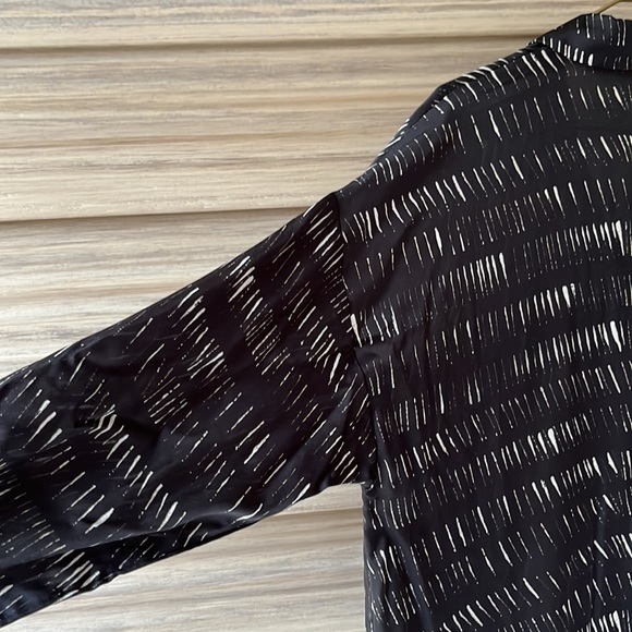 Eileen Fisher Silk and Cotton Button Front Shirt Dress size M - Picture 5 of 7